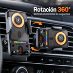 AutoGrip Pro™ | Soporte Automático con Carga 15W