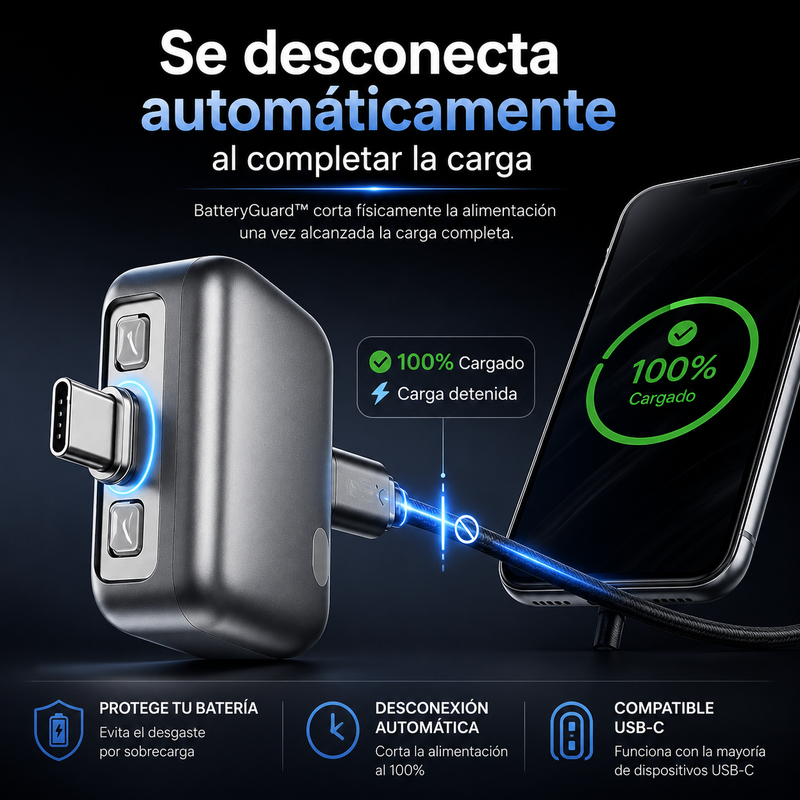 BatteryGuard™ – Protector Inteligente de Batería