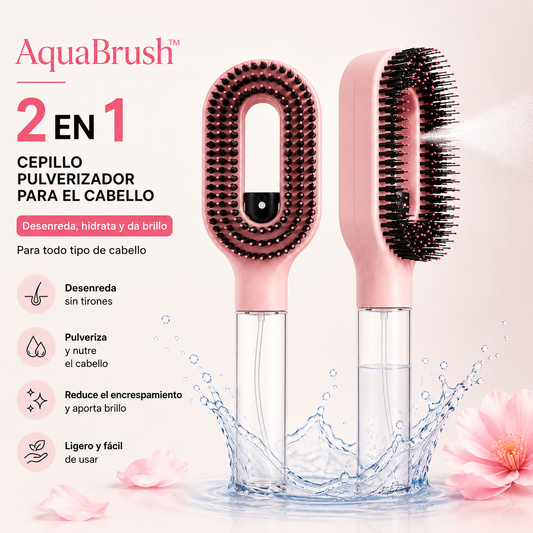 AquaBrush™- Cepillo Pulverizador 2 en 1