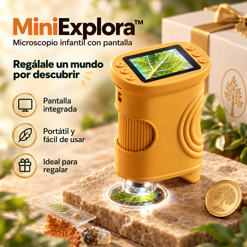 MiniExplora™ | Microscopio infantil con pantalla