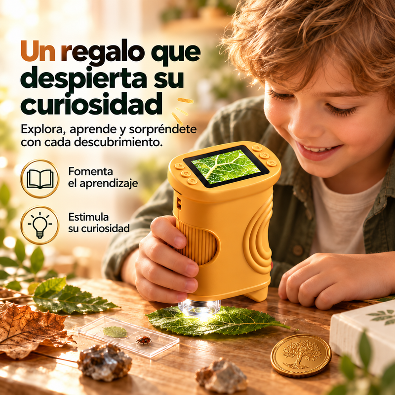 MiniExplora™ | Microscopio infantil con pantalla